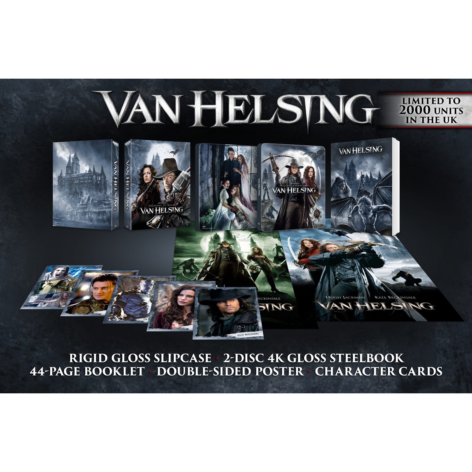 Van Helsing Collector's Edition 4K UHD & Blu-Ray Steelbook Van Helsing Collector's Edition 4K UHD & Blu-Ray Steelbook