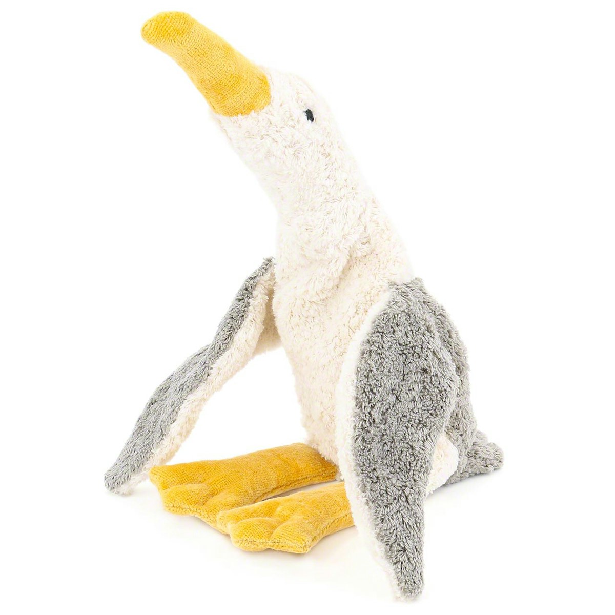 Veganes Kuscheltier & Wärmekissen Kirschkerne Möwe 50 cm