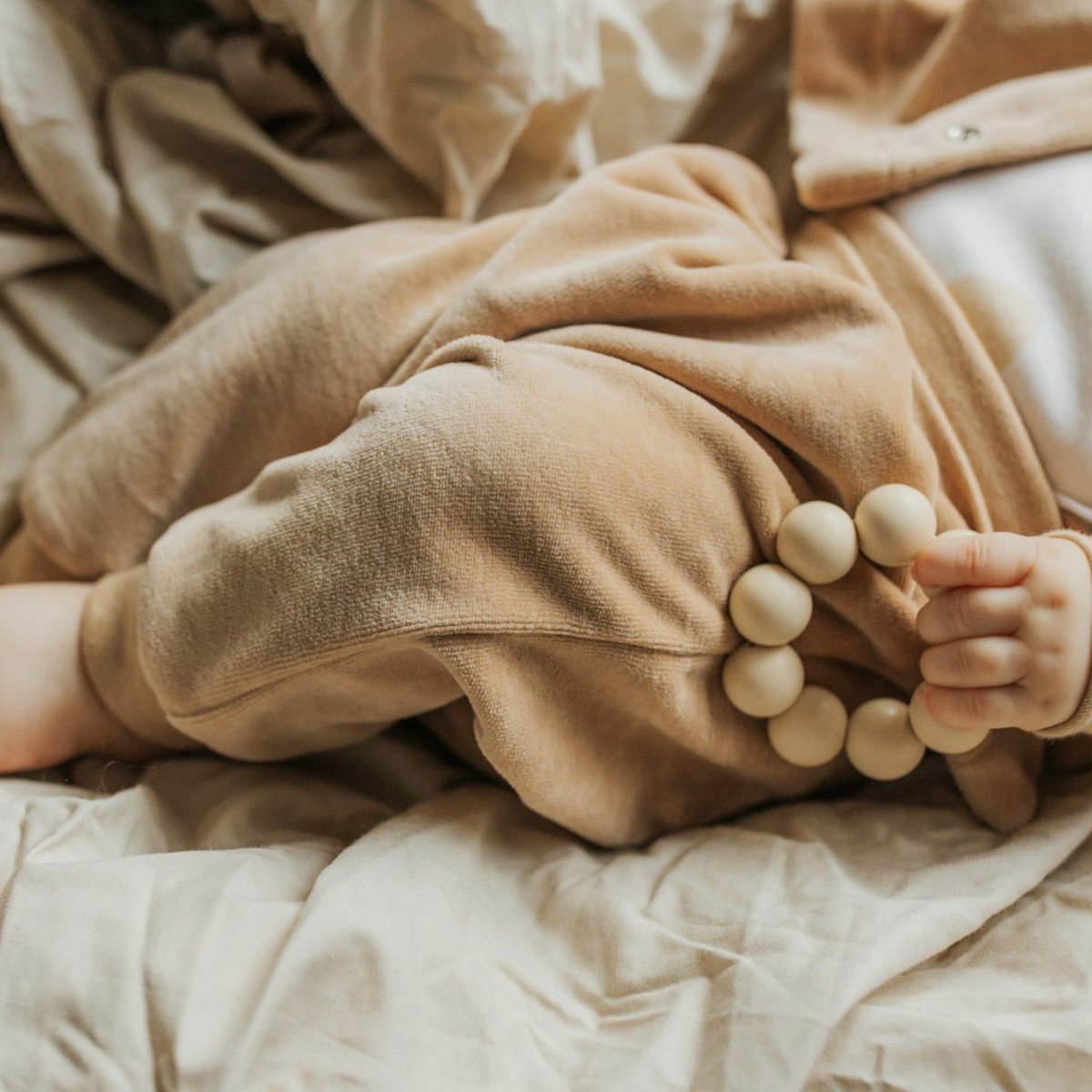 Velours Hose aus Bio Baumwolle hellbraun 68/74 Velours Hose aus Bio Baumwolle hellbraun 68/74