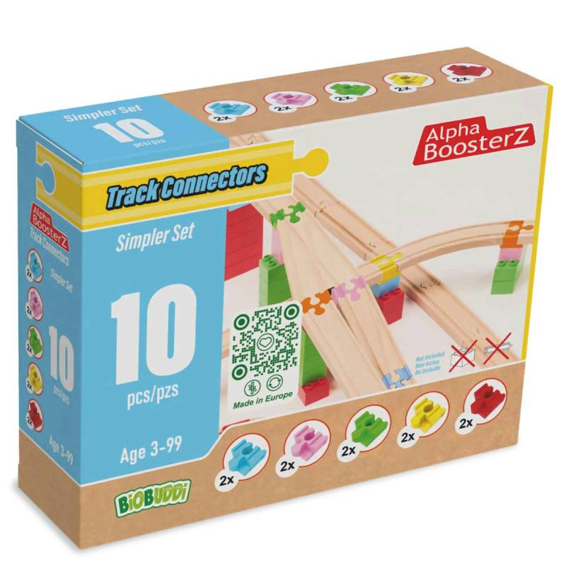 Verbindungsstücke Holzeisenbahn Simpler-Set 10 Teile