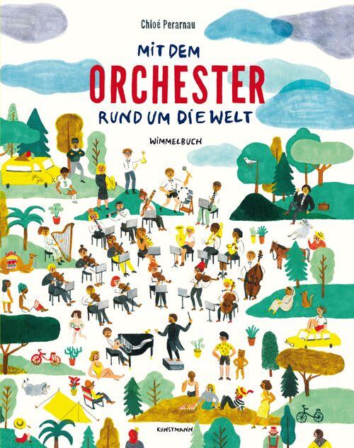 Verlag Antje Kunstmann - Mit dem Orchester um die Welt, Wimmelbuch