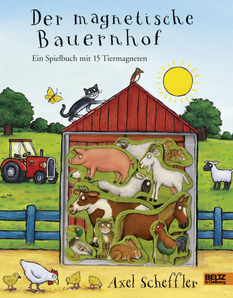 Verlagsgruppe Beltz - Der magnetische Bauernhof – Ein Spielbuch mit 15 Tiermagneten