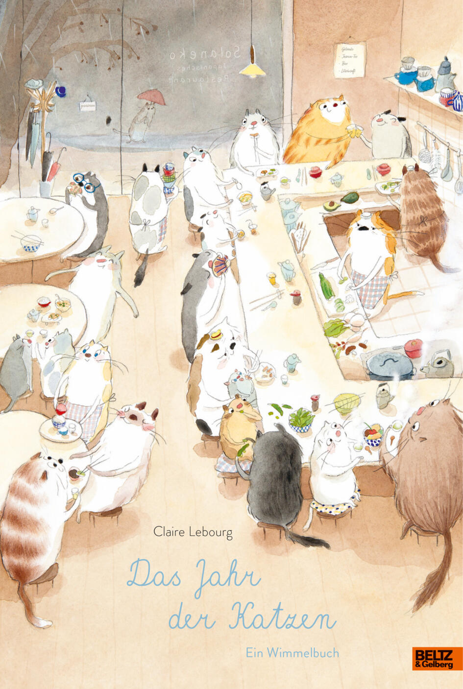 Verlagsgruppe Beltz - Das Jahr der Katzen – Ein Wimmelbuch (Vierfarbiges Bilderbuch)