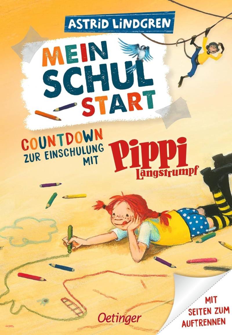 Verlagsgruppe Oetinger - Countdown zur Einschulung Pippi Langstrumpf