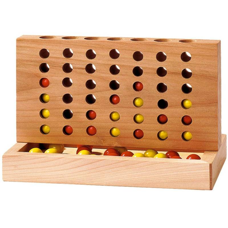 Vier gewinnt aus Holz Vier gewinnt aus Holz