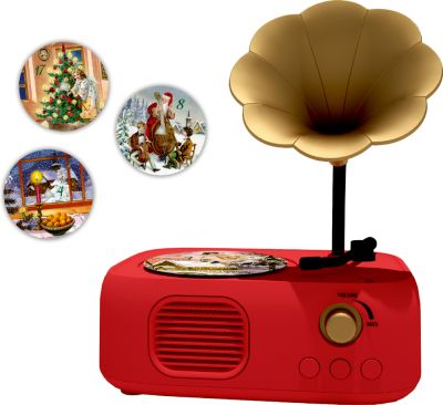 Vintage-Grammophon, Sound-Adventskalender (B. Behr)