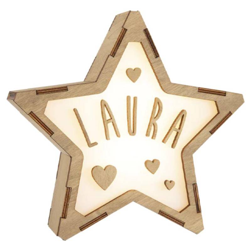 Vintiun - Vintiun Nachtlicht Stern groß, USB