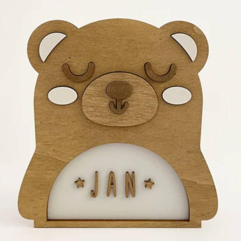 Vintiun - Vintiun Personalisierbares Nachtlicht Bär