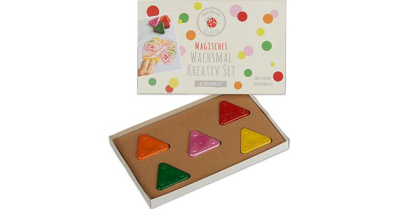 Wachsmal Kreativ-Set Blumenwiese bunt Modell 3