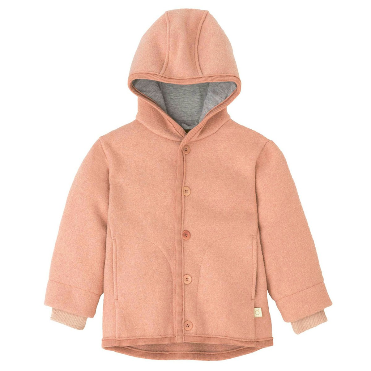 Walk Jacke mit Knopfleiste softpink 122/128