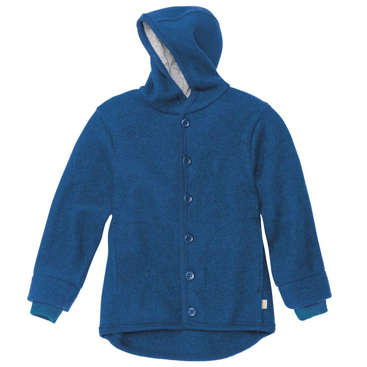 Walkjacke mit Knopfleiste in marine 110/116