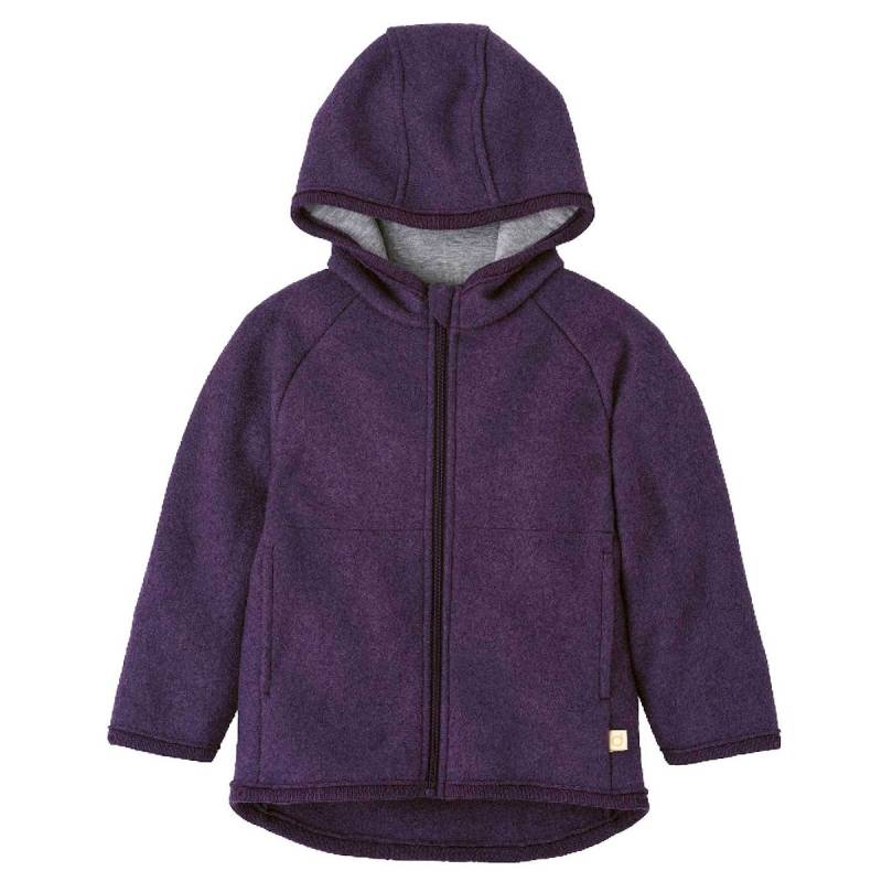 Walkjacke mit Reissverschluss aubergine 122/128 Walkjacke mit Reissverschluss aubergine 122/128