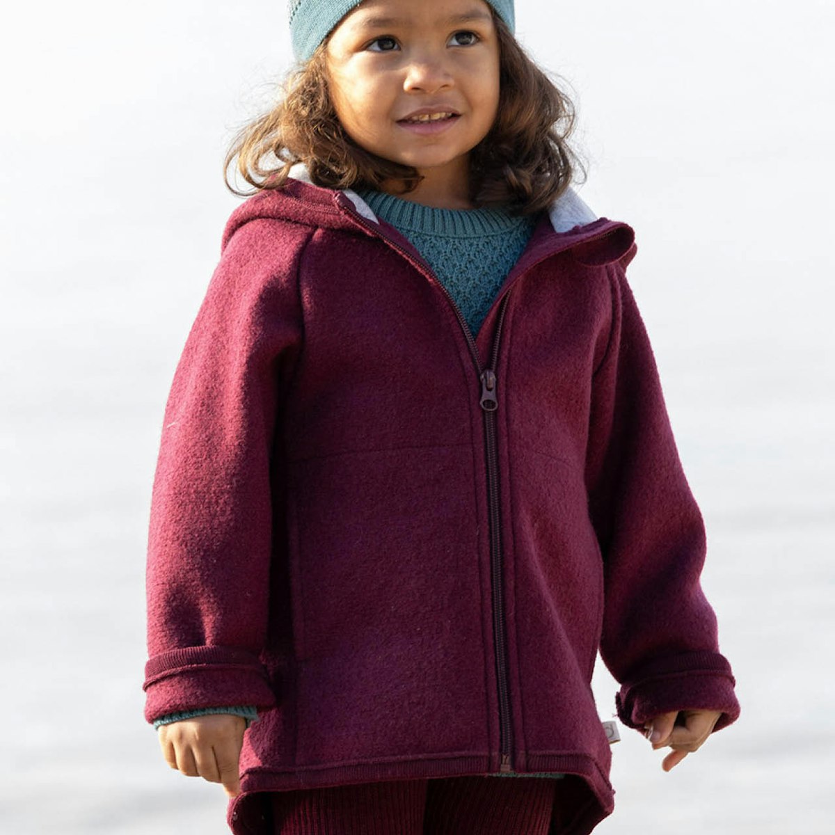 Walkjacke mit Reissverschluss cassis 110/116