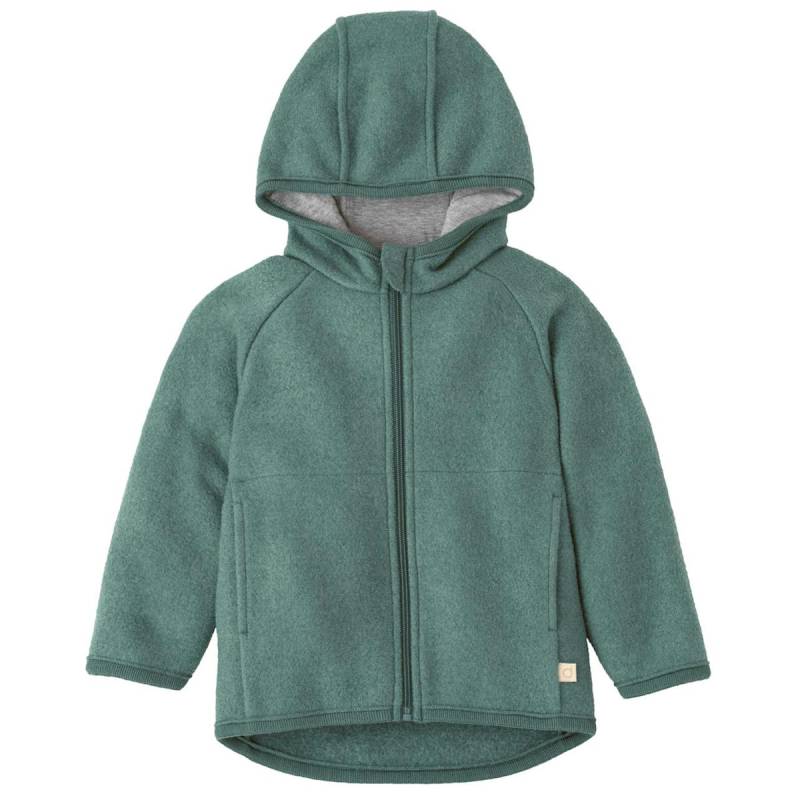 Walkjacke mit Reissverschluss eukalyptus 86/92 Walkjacke mit Reissverschluss eukalyptus 86/92