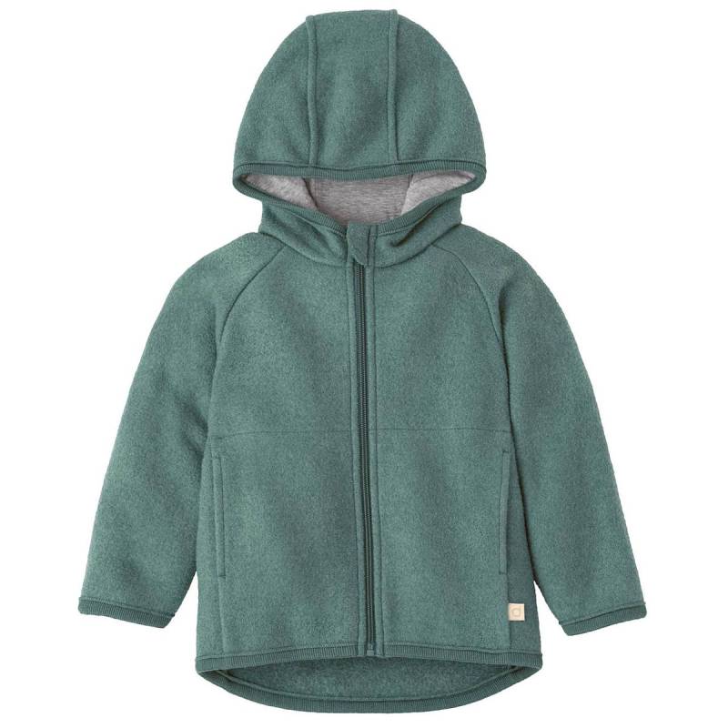 Walkjacke mit Reissverschluss eukalyptus 86/92 Walkjacke mit Reissverschluss eukalyptus 86/92