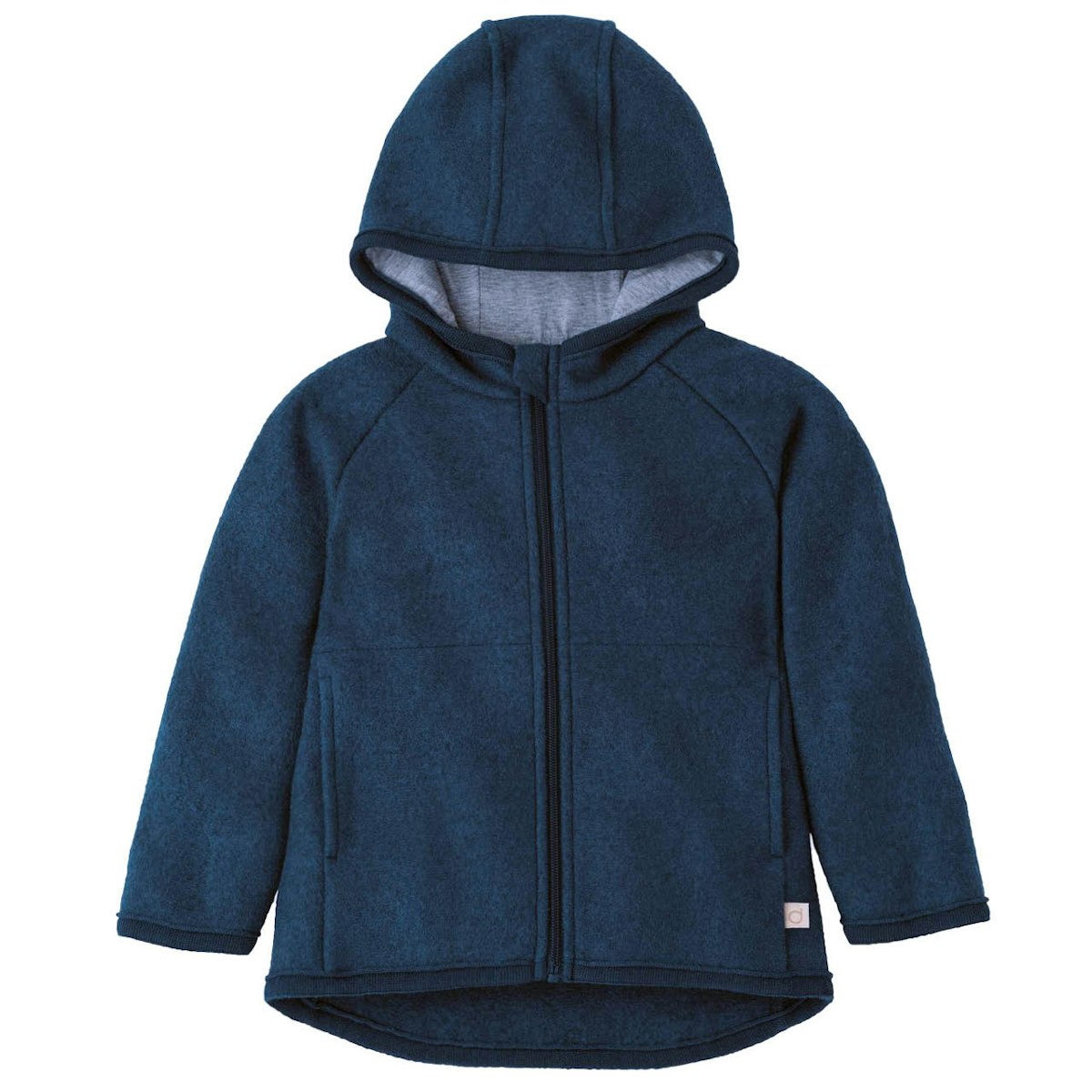 Walkjacke mit Reissverschluss indigoblau 110/116
