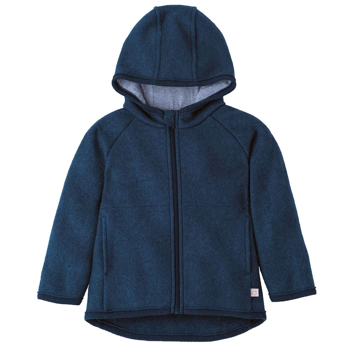 Walkjacke mit Reissverschluss indigoblau 86/92