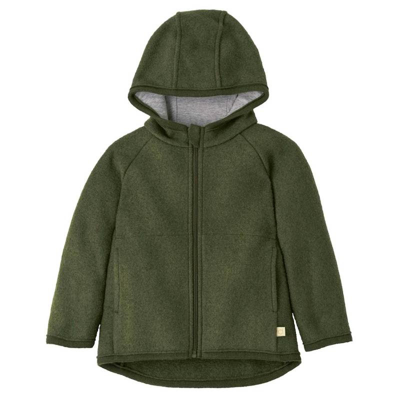 Walkjacke mit Reissverschluss oliv 110/116
