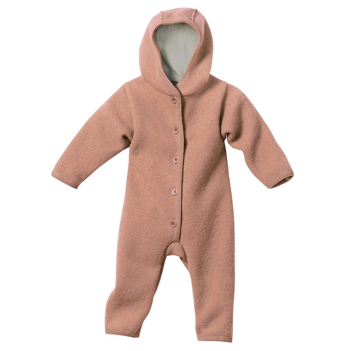 Walkoverall mit Knöpfen atmungsaktiv in rosa 62/68