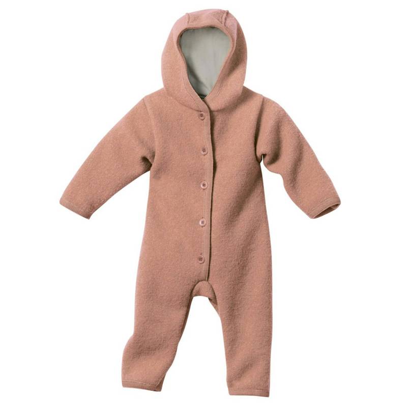 Walkoverall mit Knöpfen atmungsaktiv in rosa 86/92