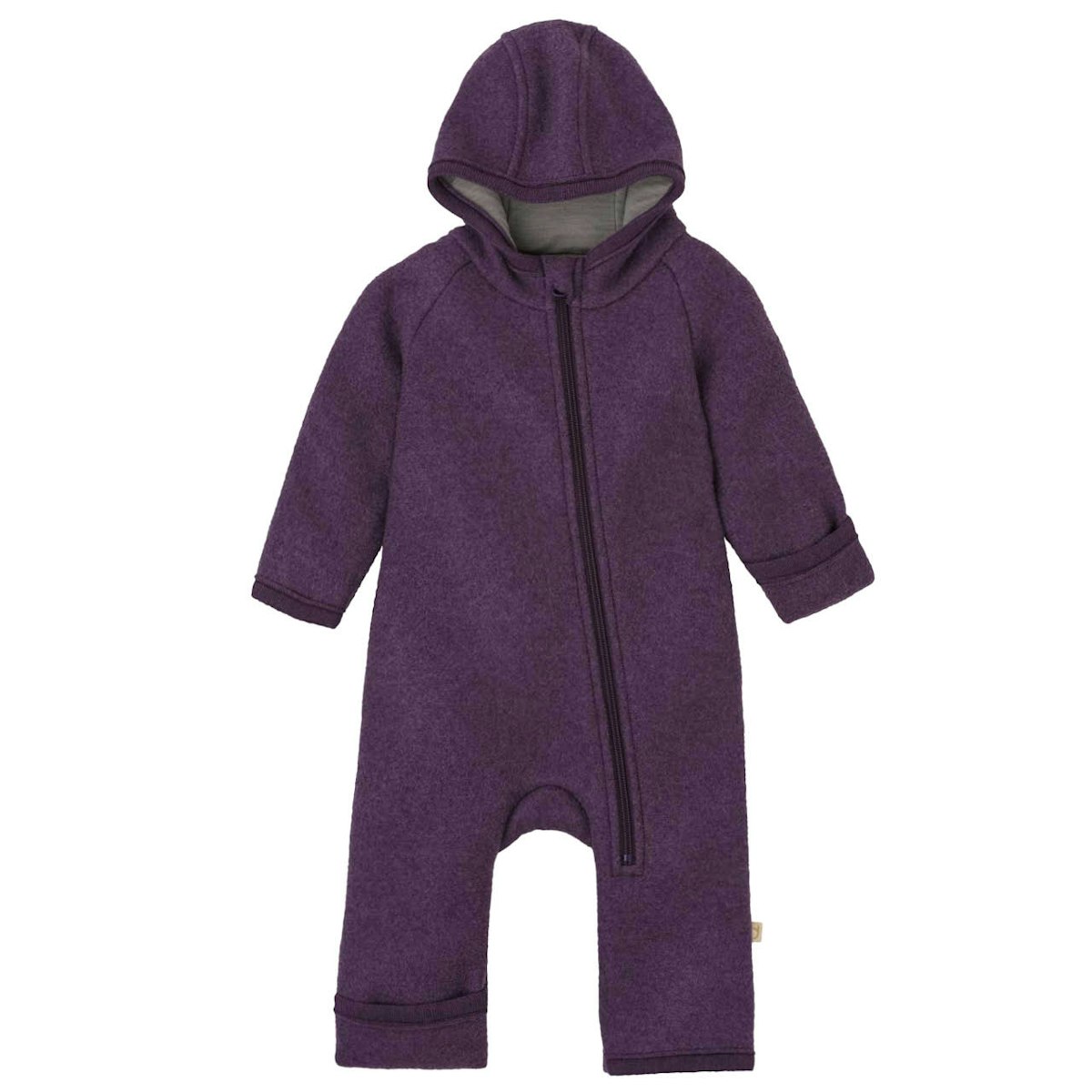 Walkoverall mit Reissverschluss atmungsaktiv aubergine 110/116