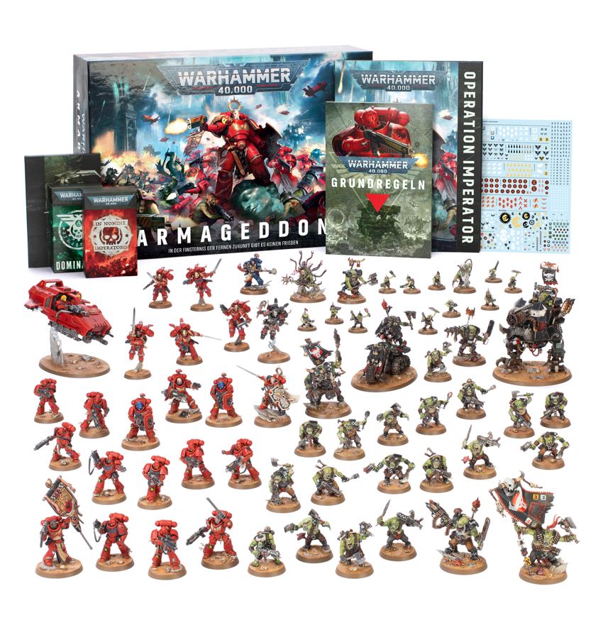 Warhammer 40.000 Armageddon Launch Set 11. Ed. (Deutsch) Games Workshop 40k Box