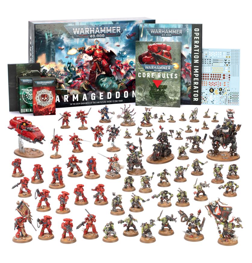 Warhammer 40.000 Armageddon Launch Set 11. Ed. (Englisch) Games Workshop 40k Box