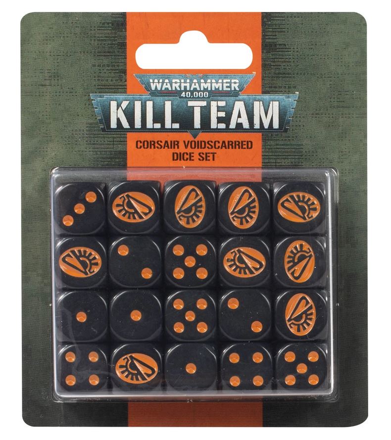 Warhammer 40.000 Kill Team Aeldari Voidscarred Corsairs Dice Set 20 Würfel GW Warhammer 40.000 Kill Team Aeldari Voidscarred Corsairs Dice Set 20 Würfel GW