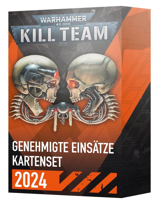 Warhammer 40.000 Kill Team Genehmigte Einsätze Karten 2024 (Deutsch) GW Cards DE