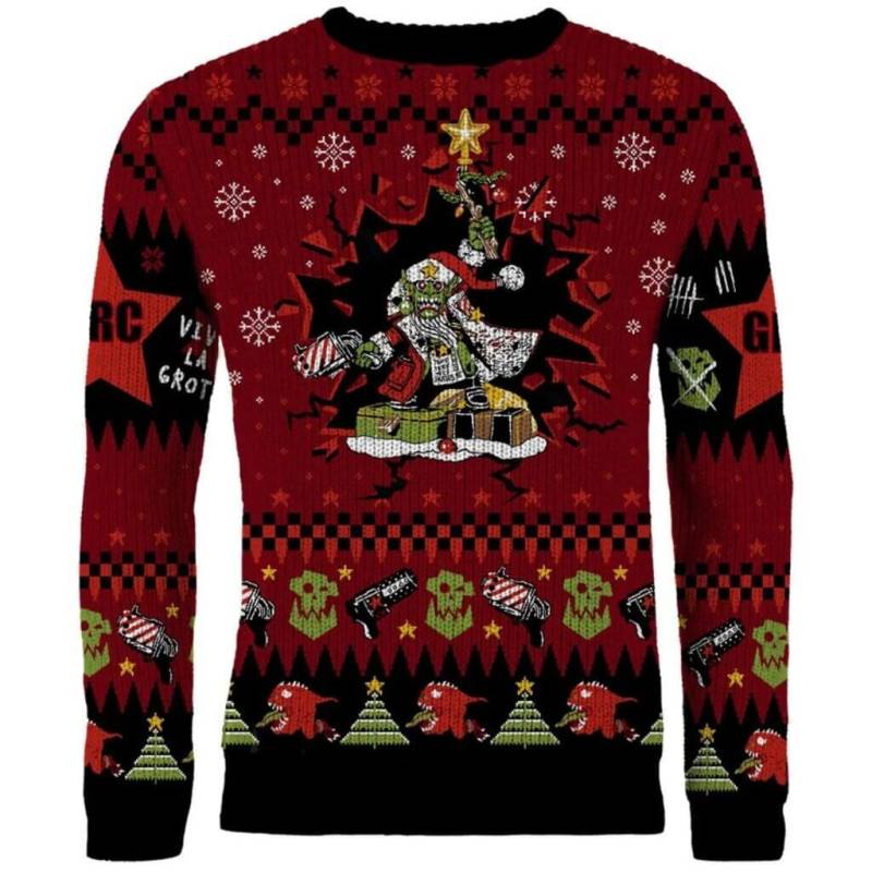 Warhammer: Da Rote Gobbo Weihnachts-Pullover XL