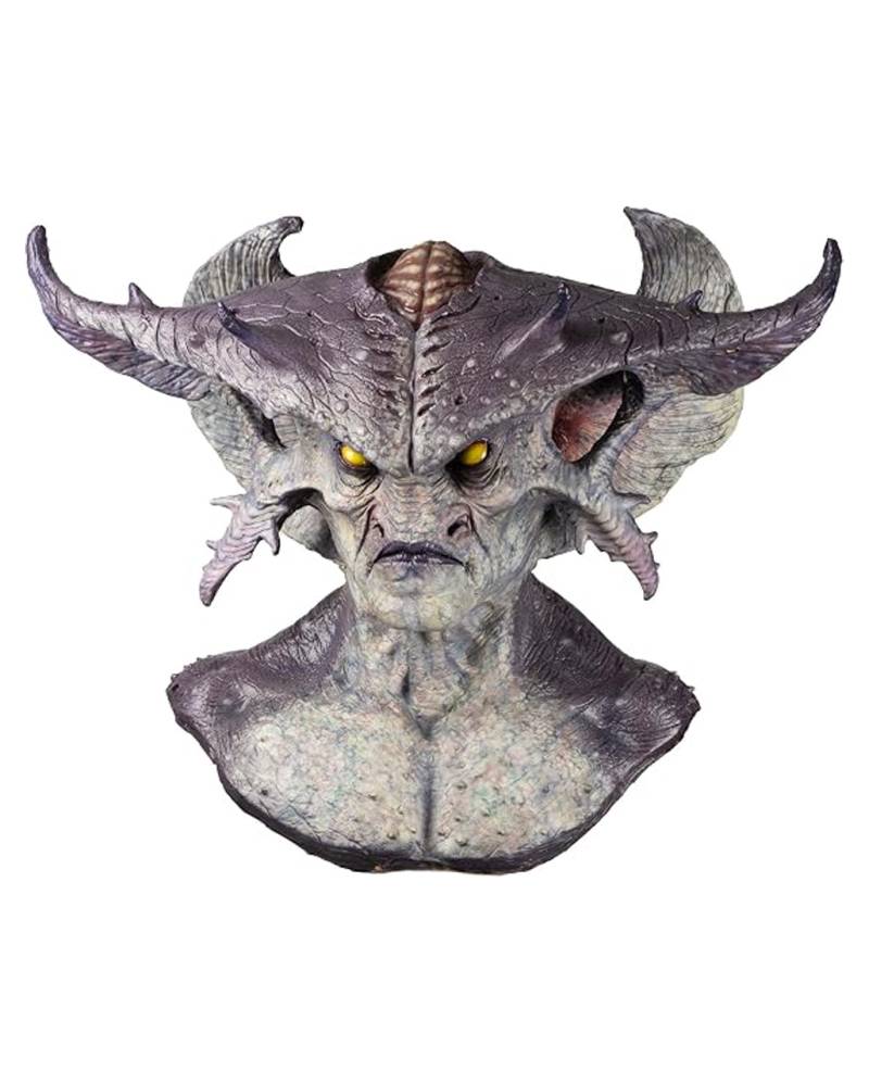 Warlord Dämonen Maske mit Hörner & Brustplatte Warlord Dämonen Maske mit Hörner & Brustplatte