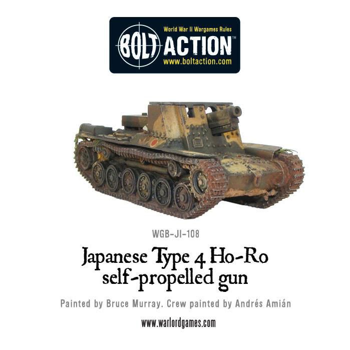 Warlord Games Japanese Typ 4 Ho-Ro Assault Gun 28mm Japan WWII Tank Bolt Action Warlord Games Japanese Typ 4 Ho-Ro Assault Gun 28mm Japan WWII Tank Bolt Action