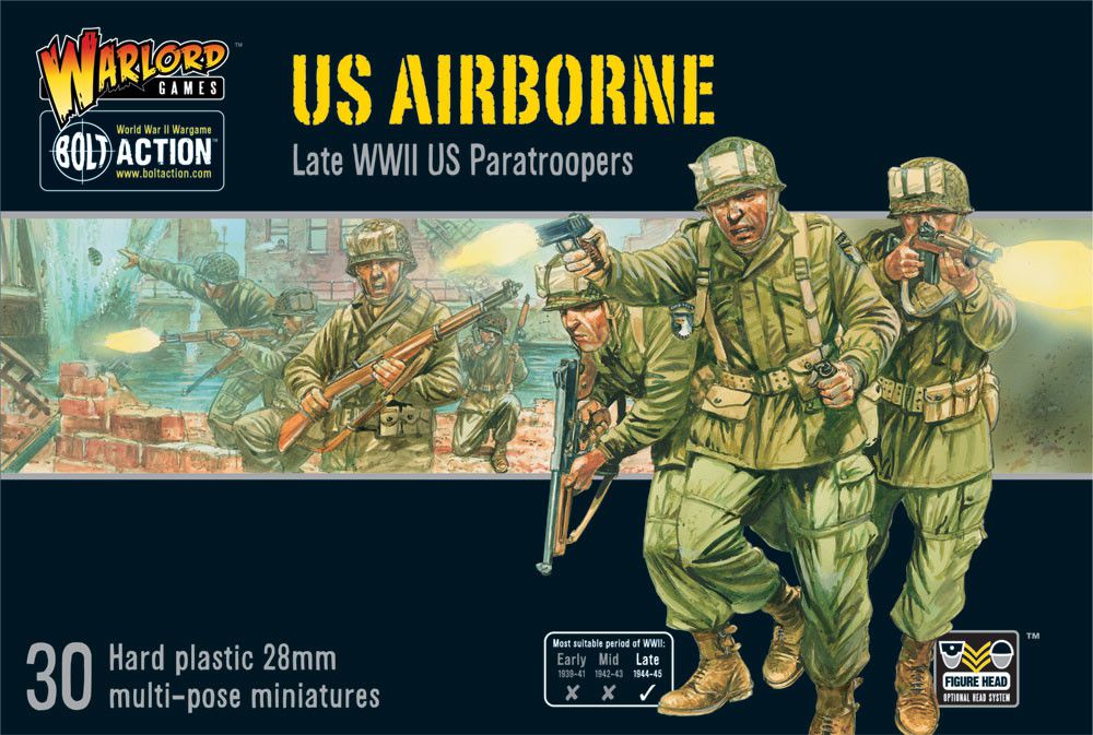Warlord Games - US Airborne Paratroopers Late WWII 28mm - Bolt Action - Amerika Warlord Games - US Airborne Paratroopers Late WWII 28mm - Bolt Action - Amerika