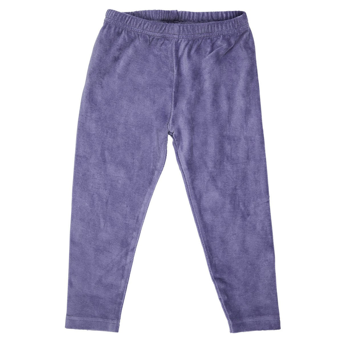 Warme, weiche Velour Leggings samtblau 116