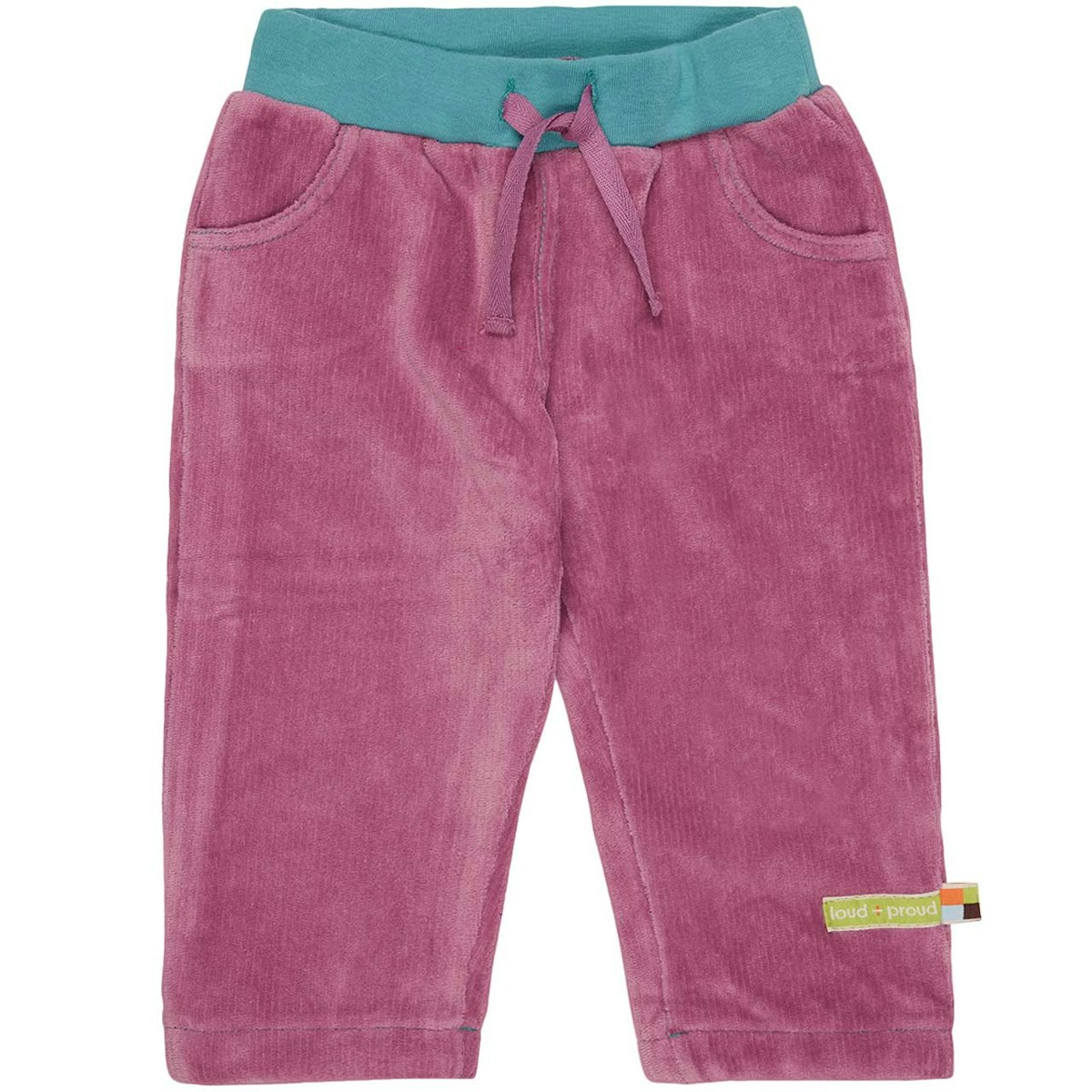 Warme Hose Feincord gefüttert pink 92