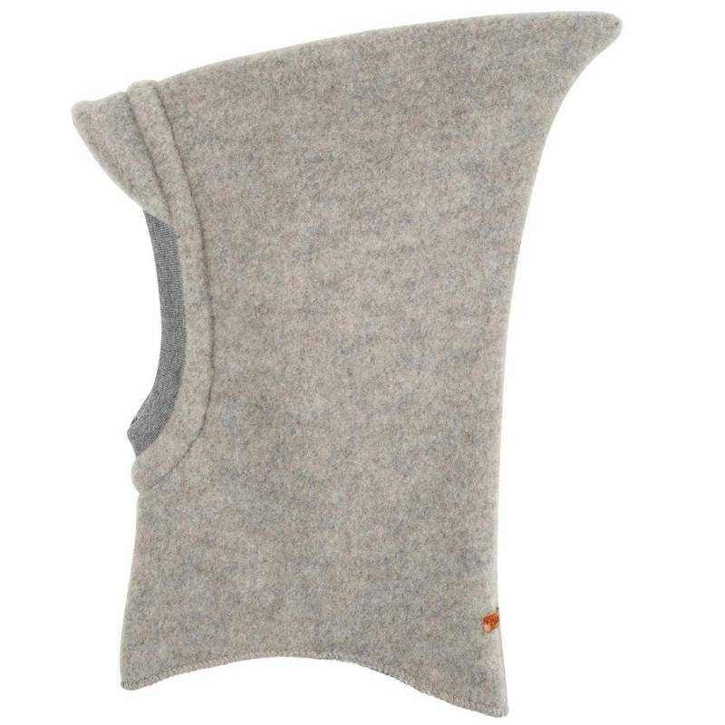 Warme Schlupfmütze mit Schirm grau 51