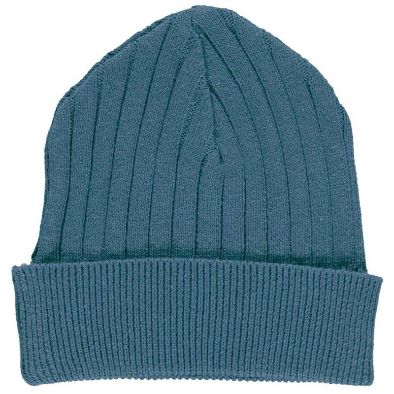 Warme Strick Beanie indigo 68/74 Warme Strick Beanie indigo 68/74