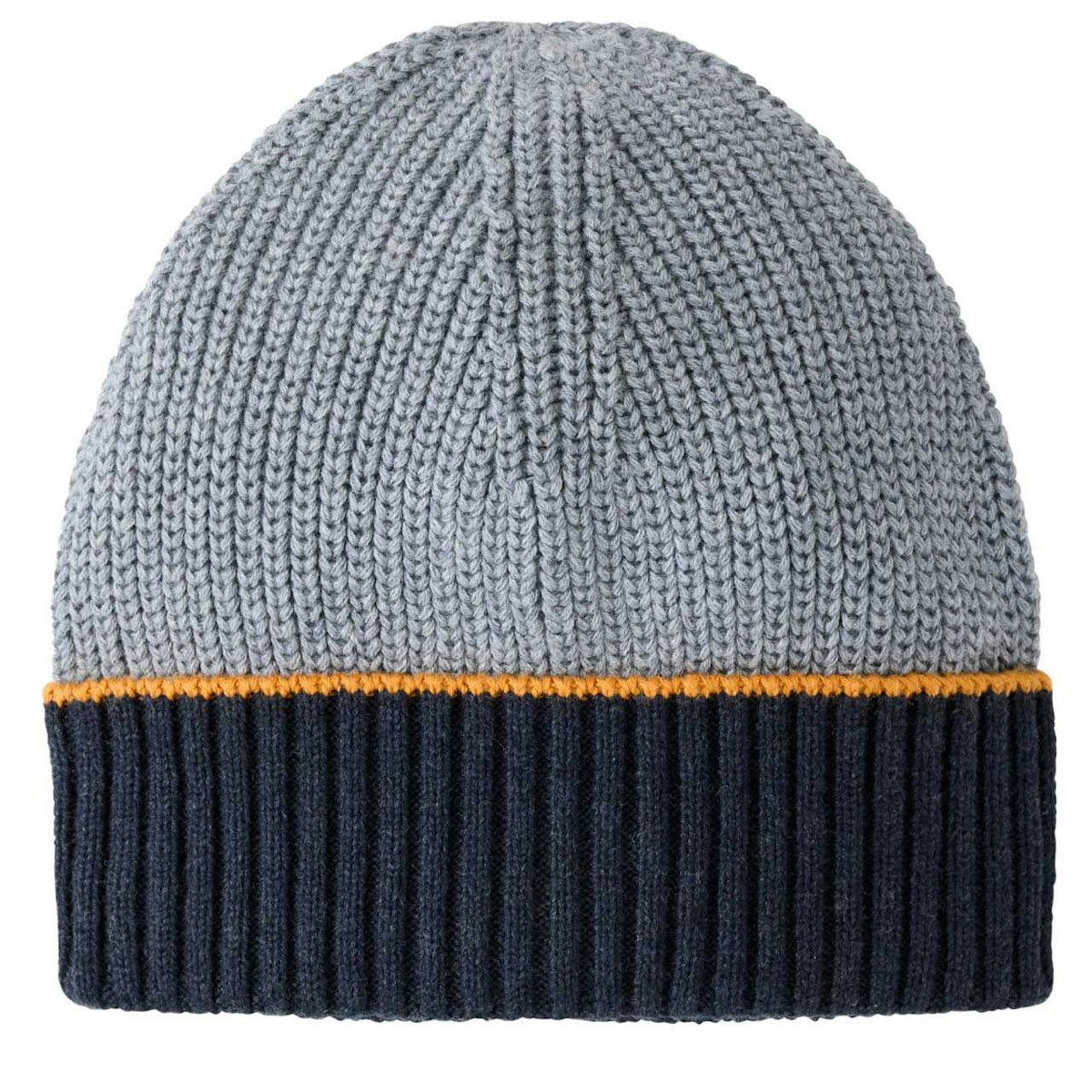 Warme Strick Mütze Blautöne 51/52