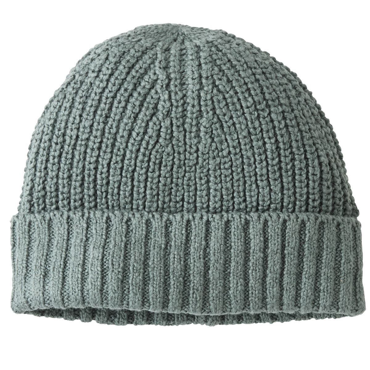 Warme Strick-Mütze petrol 53/54