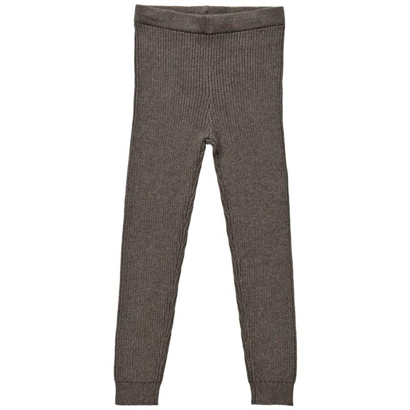 Warme Strickleggings braun melange 62/68 Warme Strickleggings braun melange 62/68
