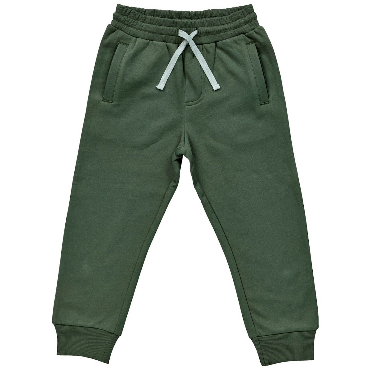Warme Sweat Jogginghose dunkelgrün 122