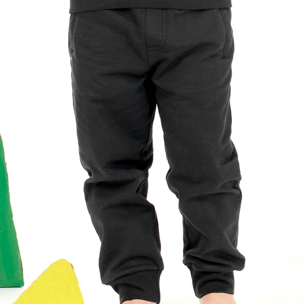 Warme Sweat Jogginghose schwarz 134/140