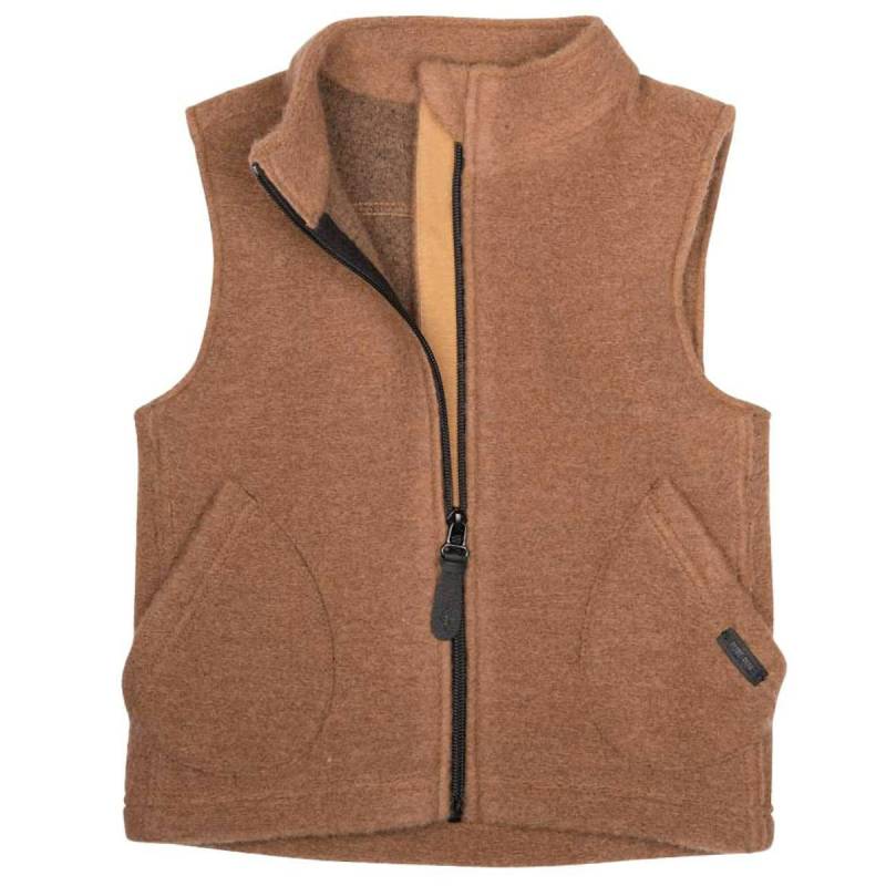 Warme Walk-Weste haselnuss 132/140