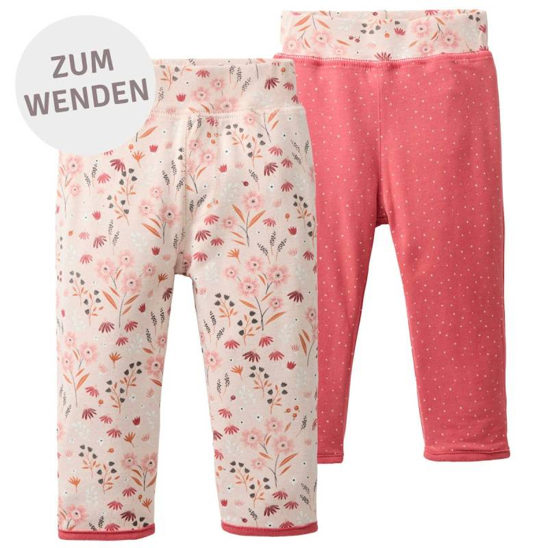 Warme Wendehose rosa geblümt 104 Warme Wendehose rosa geblümt 104