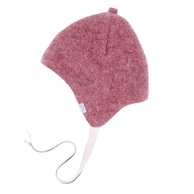 Warme Wollfleece Bindemütze VINTAGEROSE 55/57