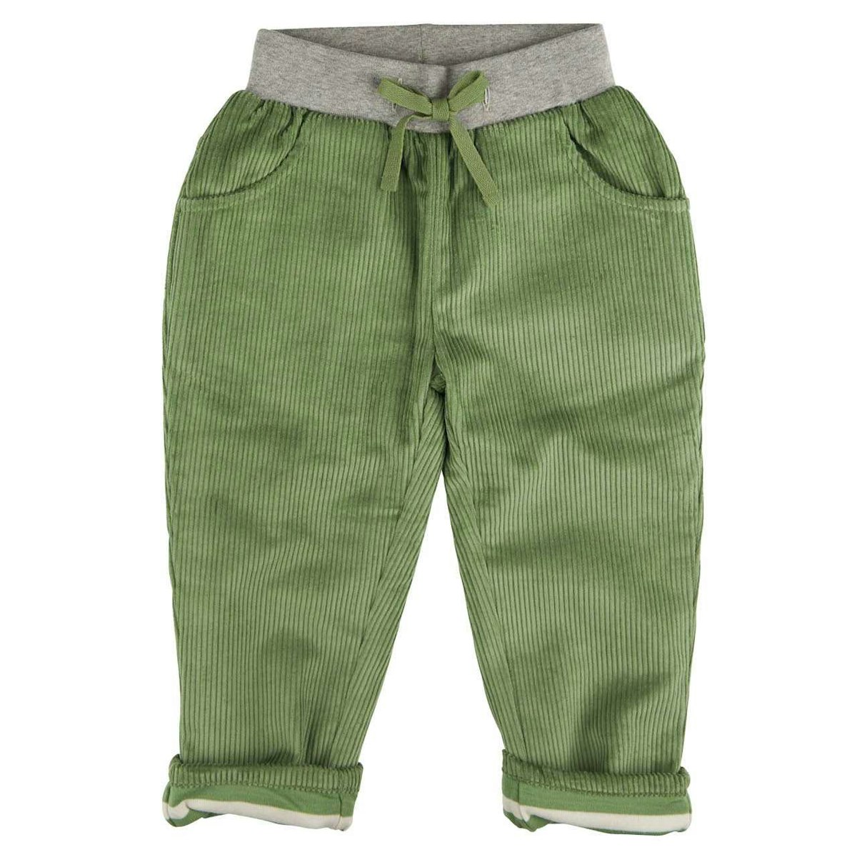 Warme gefütterte Cordhose grün 92 Warme gefütterte Cordhose grün 92