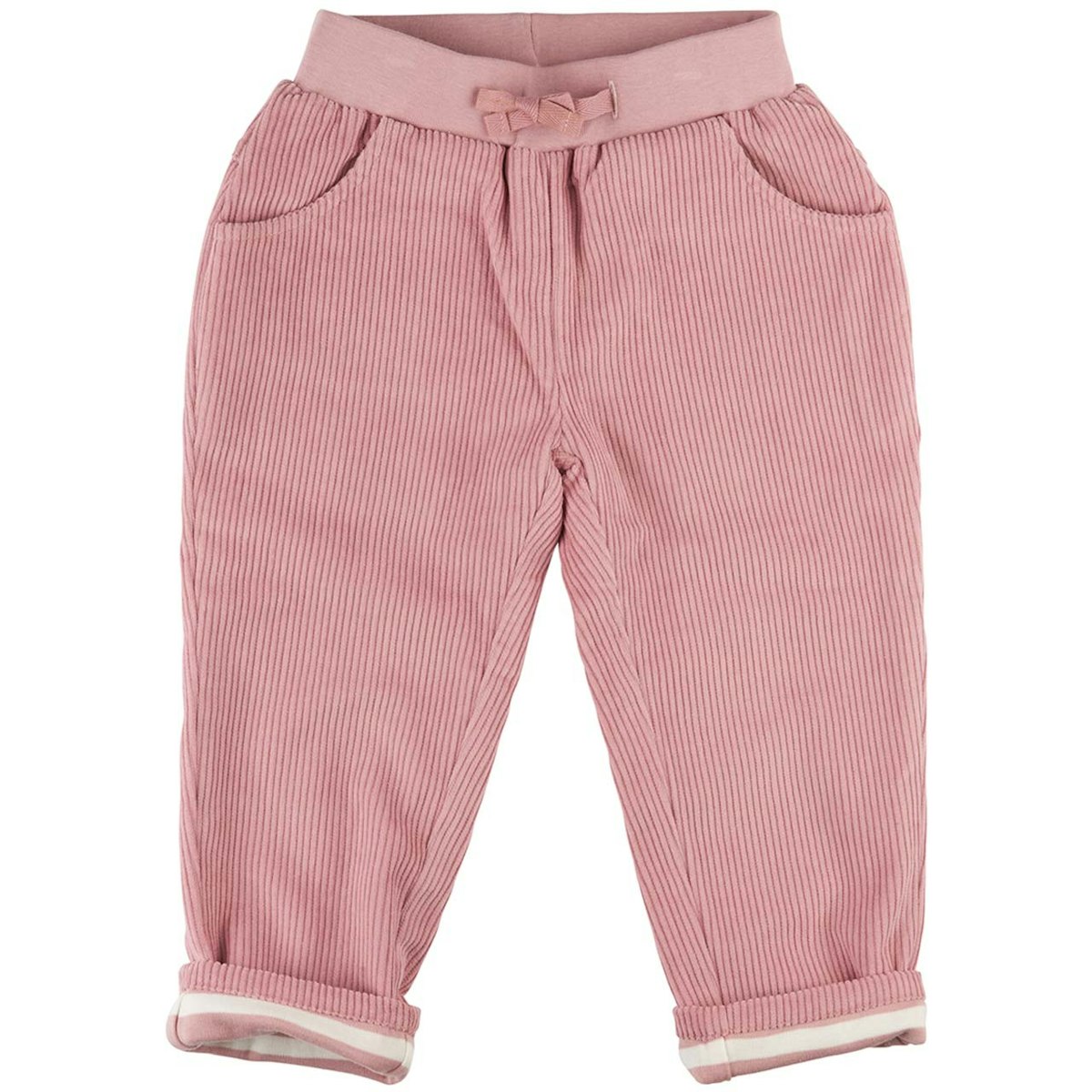 Warme gefütterte Cordhose rosa 80