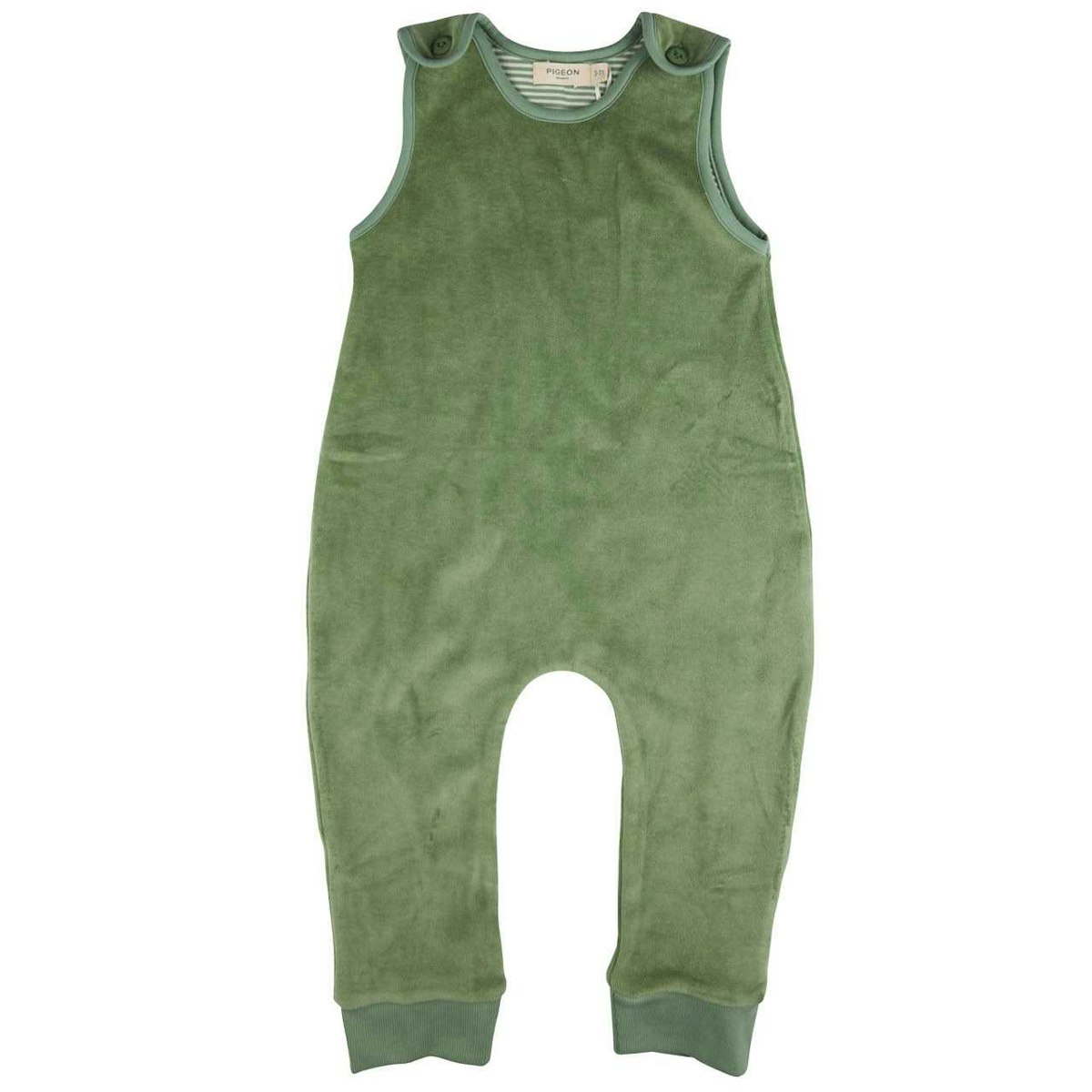 Warmer Baby Strampler Velour basil 56/62