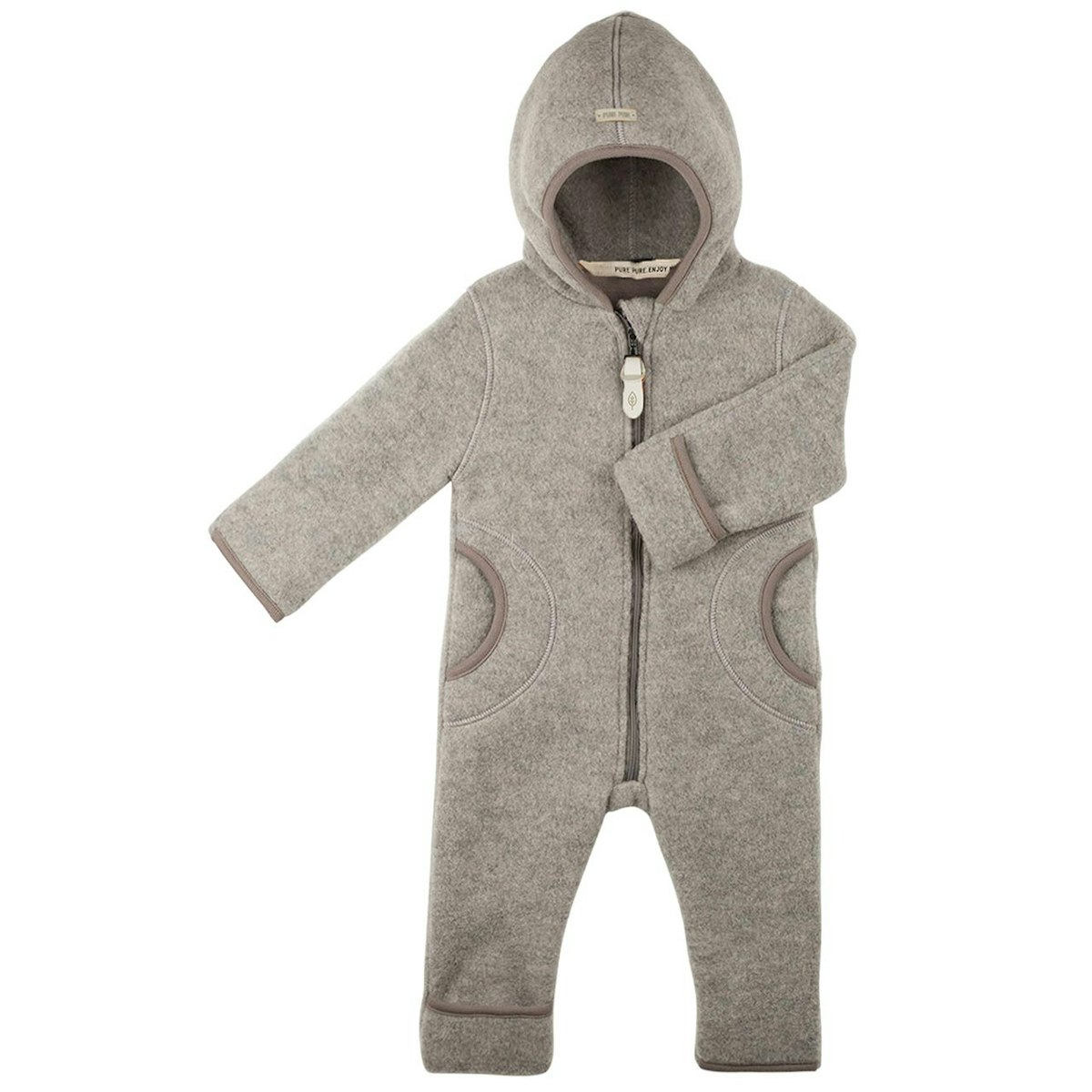 Warmer Fleece Overall Schurwolle grau 62/68 Warmer Fleece Overall Schurwolle grau 62/68