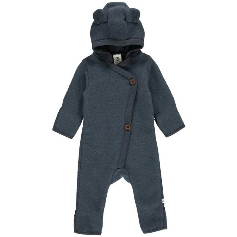 Warmer Overall Wollfleece nachtblau 92/98